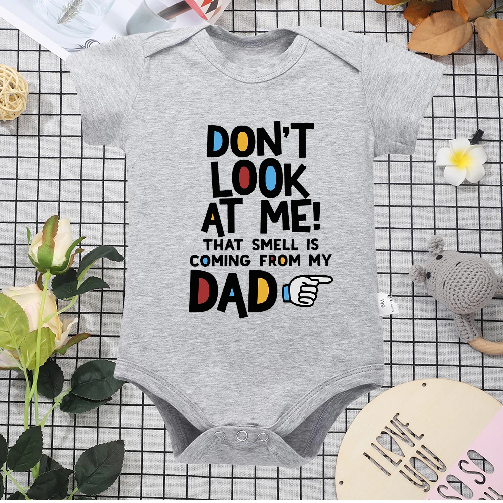 Funny Creative Graphic Newborn Onesie Harajuku Cotton Baby Girl Boy Clothes Comfy O-neck Infant Romper Kawaii Casual Bodysuit