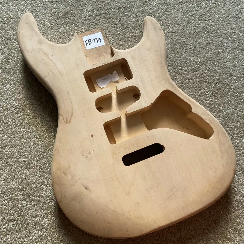 

FB774 Custom Order Unfinished ST Guitar Body No Paints for Pickguard Version Strato Guitar Replace and DIY Right Hand