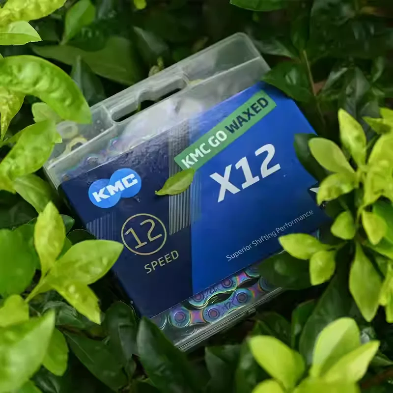 سلسلة دراجات KMC 11\12 من سلسلة مشمعة مقاومة للماء وغير لاصقة وخفيفة الوزن شبه مجوفة