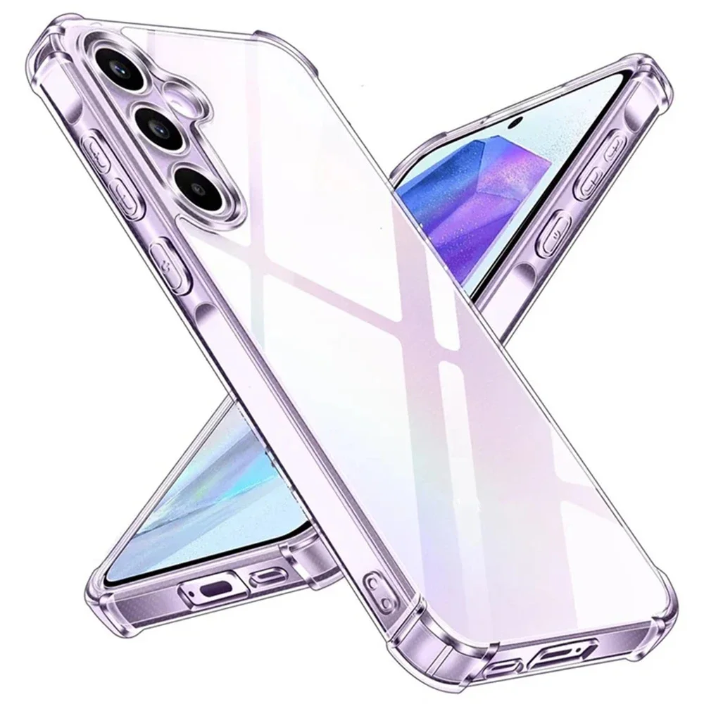 

Shockproof Soft TPU Case For Samsung Galaxy A55 A54 5G A15 A35 A25 A34 A14 A24 A33 A53 A13 A32 A73 A52 A51 A12 Clear Phone Cover