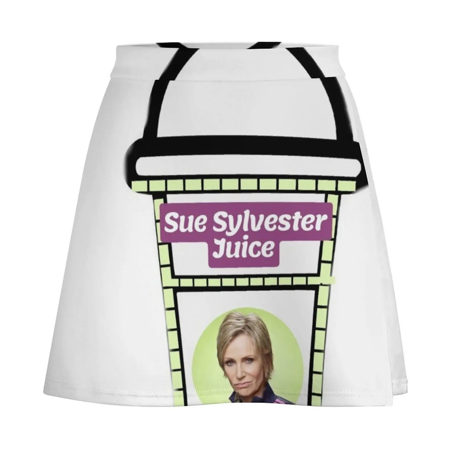 Sue Sylvester Juice Mini Skirt japanese style clothes new in clothes Mini Skirt