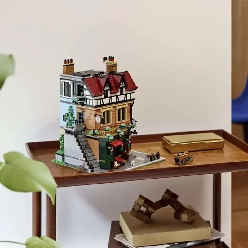 3266P 2025 NEUE 10350 Tudor Ecke Modulare Bausteine Kreative Expert Straße Ansichten Ziegel Spielzeug für Kinder Erwachsene Weihnachten Geschenke