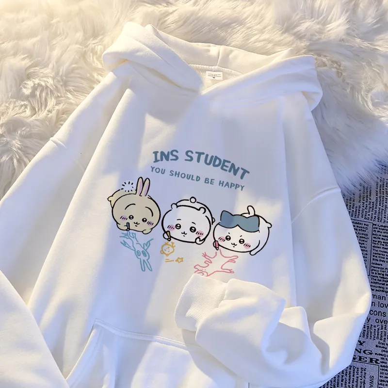 2026 Chiikawa Usachi High-end Anime Parent-child Hoodie, Comfortable, Breathable, High-quality Ins Y2k