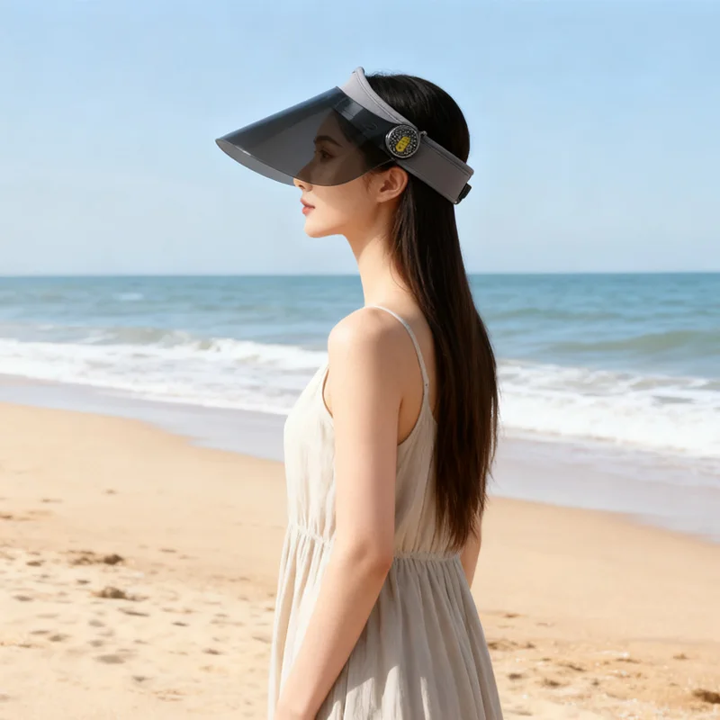 

Модная новая серая солнцезащитная шляпа для гольфа с повязкой от пота, полым верхом и регулируемой защитой от ультрафиолета, спортивная шляпа для рыбалки на открытом воздухе