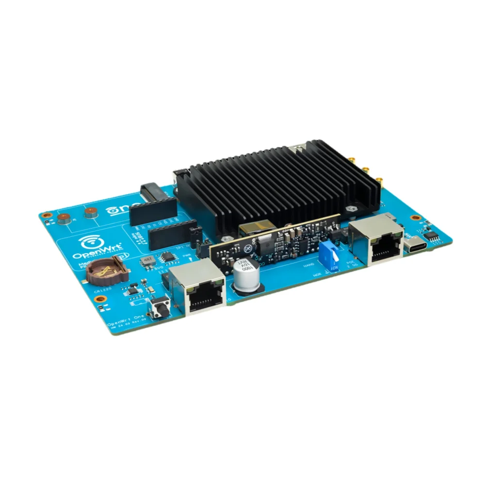 Imagem -02 - Banana pi Openwrt One Mediatek Mt7981b 1gb Ddr4 2.5gbe Rj45 e Gigabit Ethernet Rj45 256 Mib Spi Nand Roteador Inteligente de Código Aberto