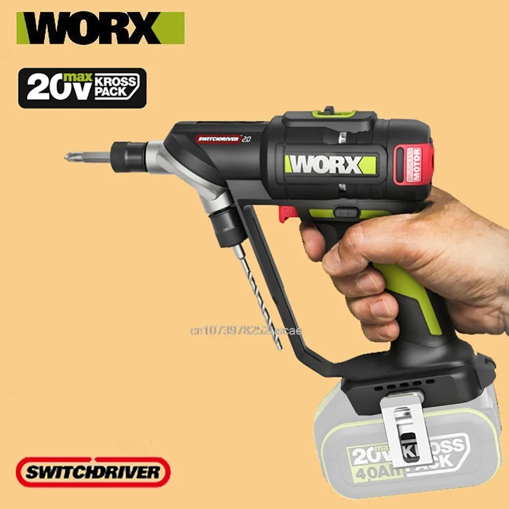 

Электрическая ударная дрель Worx 1/4 дюйма, бесщеточный двигатель 50 Нм, 6,35 мм, двойной шестигранный шуруповерт WU177 [без аккумулятора и зарядного устройства]
