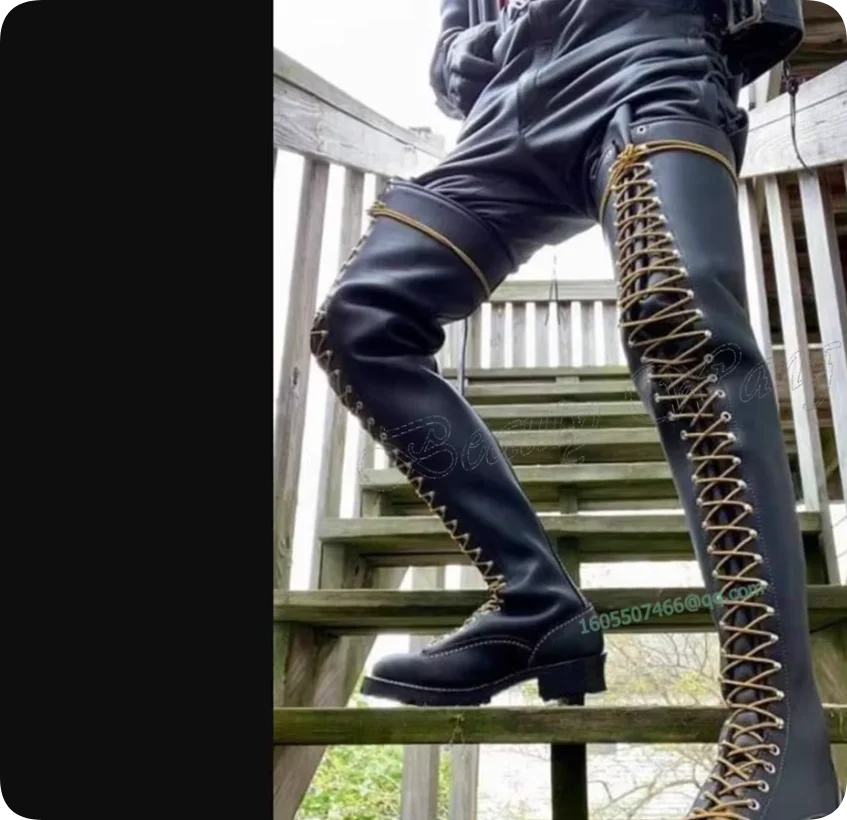 Bottes croisées en corde avant - Men'S Shoes Yellow And Black avis et prix