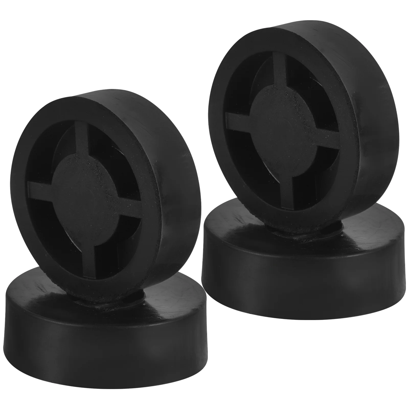 Rubber Speaker Isolation Feet Pads for Subwoofer Amplifier Damper Mats Black Base Sound Insulation Audio Floor