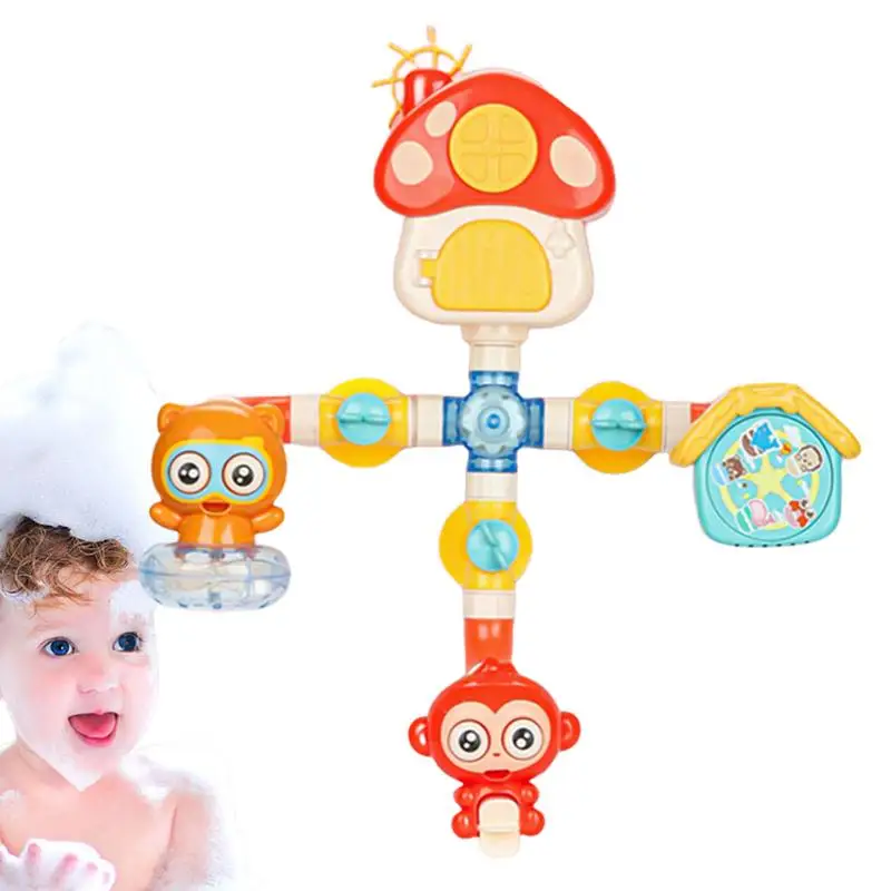 

Bathtub Water Toys Children's Bathroom Fun Cartoon Toys Bathtub Toy With Powerful Suction Cups For Pool Bathtub Shower And Beach