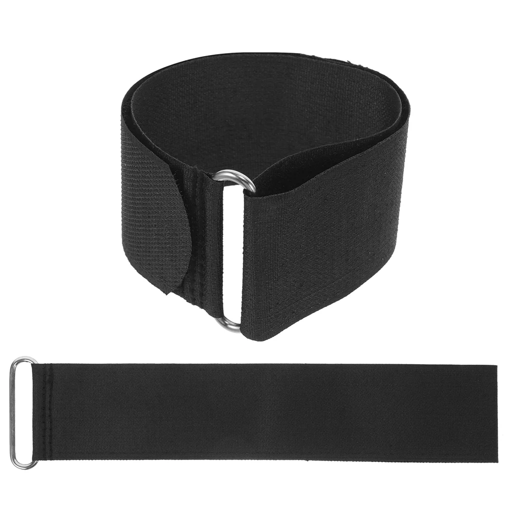 

Cycling Foot Pedal Strap Gym Straps Self-adhesive Black Polyester Footrest Fitness