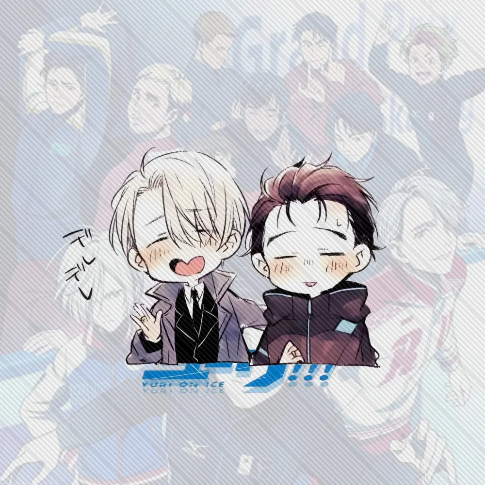 15CM Anime Yuri on Ice Cute Acrylic Stand Model Cosplay Charm Characters Ornament Accessories Goods Collection Christmas Gifts view 4