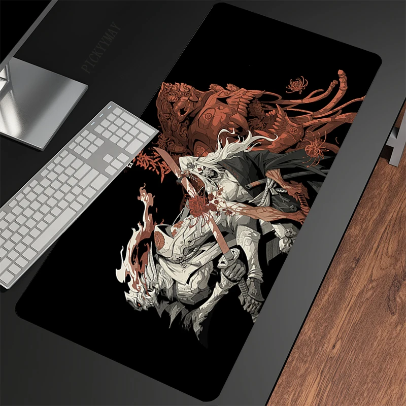 

Gamer Mousepad Hyakkiyakou Element Mouse Pad Large Mouse Mat Natural Rubber Desk Rug PC Desk Mats Design Mousepads 100x50cm