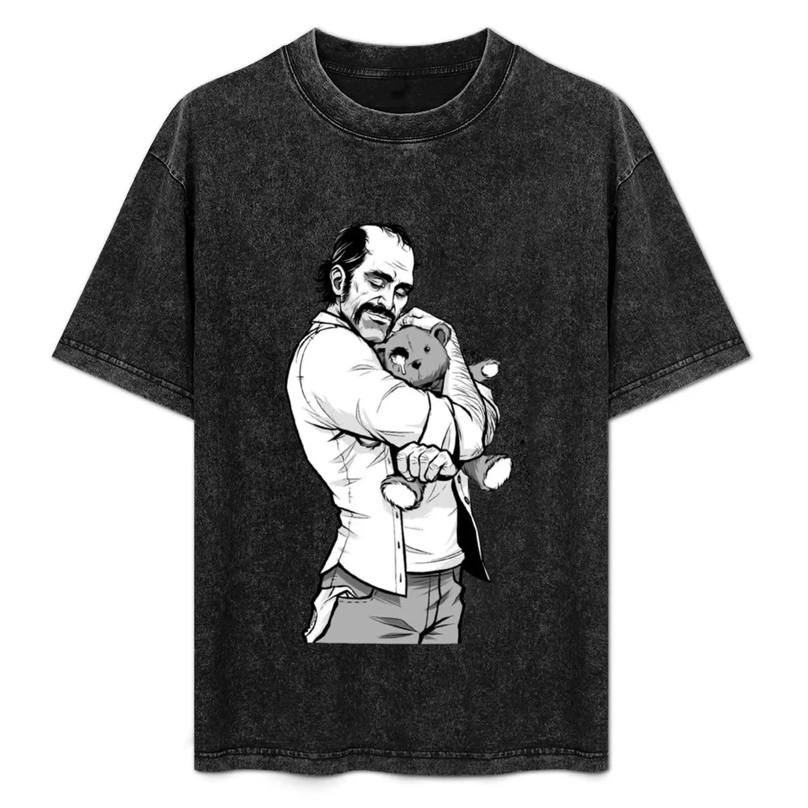

Trevor Philips And Teddy Bear GTA V T-Shirt sweat oversized graphic tee oversized plus size men clothing