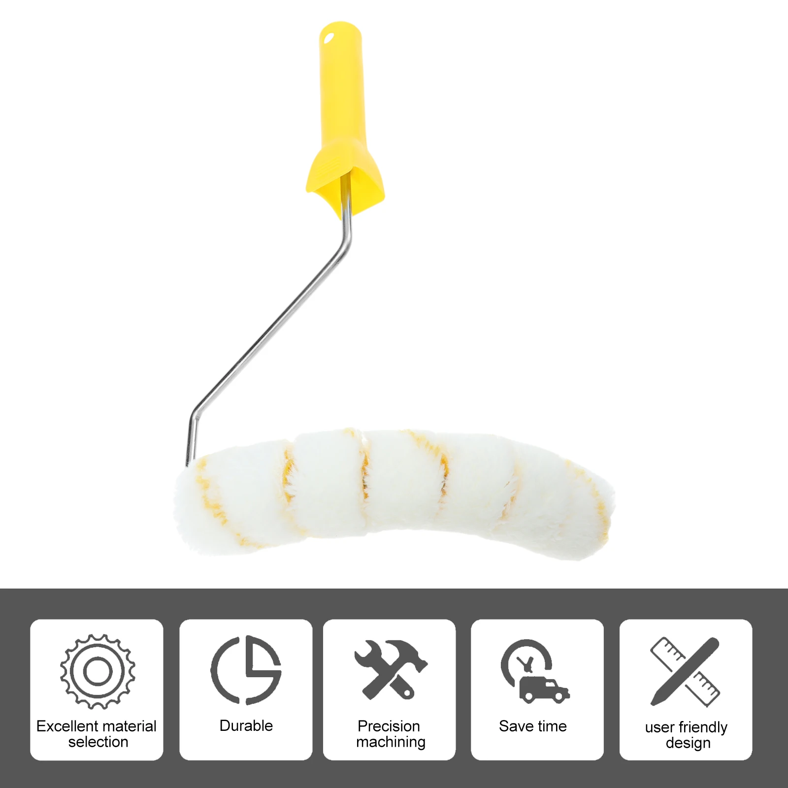 

Pipe Paint Roller Professional Quality Long Lasting Easy Clean Tools for Tubes Pipes Gas Water DIY Projects Painting Brushes