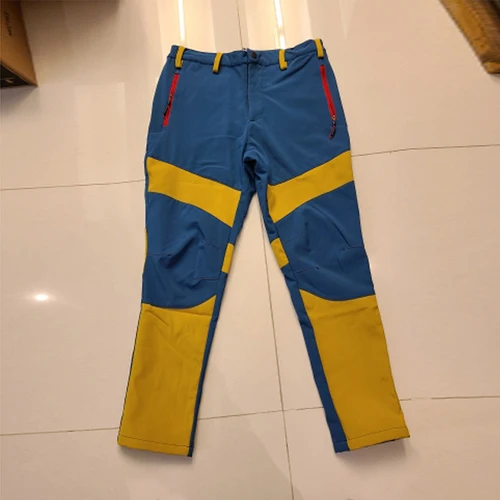 Imagen 2 del producto Pantalones de senderismo a prueba de viento al aire libre de otoño e invierno para hombres, pantalones coloridos de trabajo para acampar