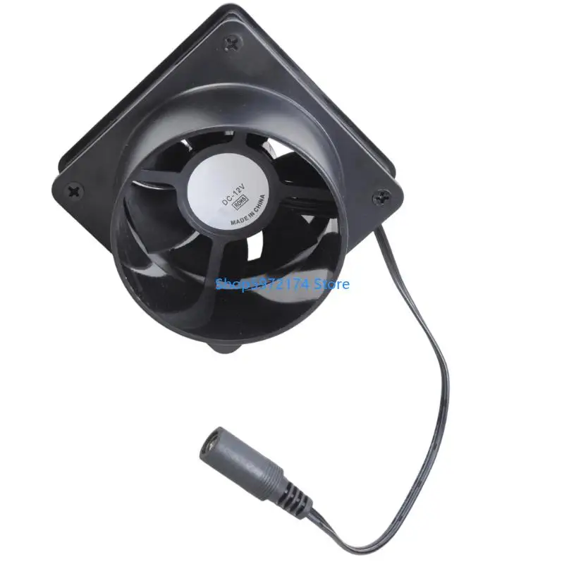 Y3NB 8cm Duct Fan 12V Adjustable Speed Motor For 3D Printer Enclosure Bathroom Ventilation And Workshop Air Circulation view 2