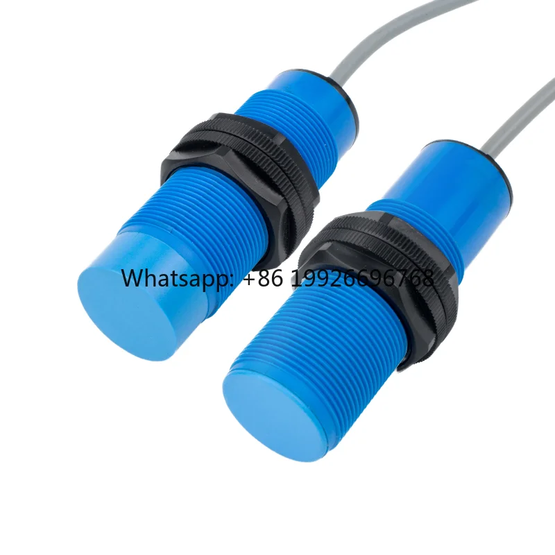

M30 Capacitive Proximity Sensor Flush Mount Plastic Tube PNP/NPN Detects All Conductive Objects 10-30mm