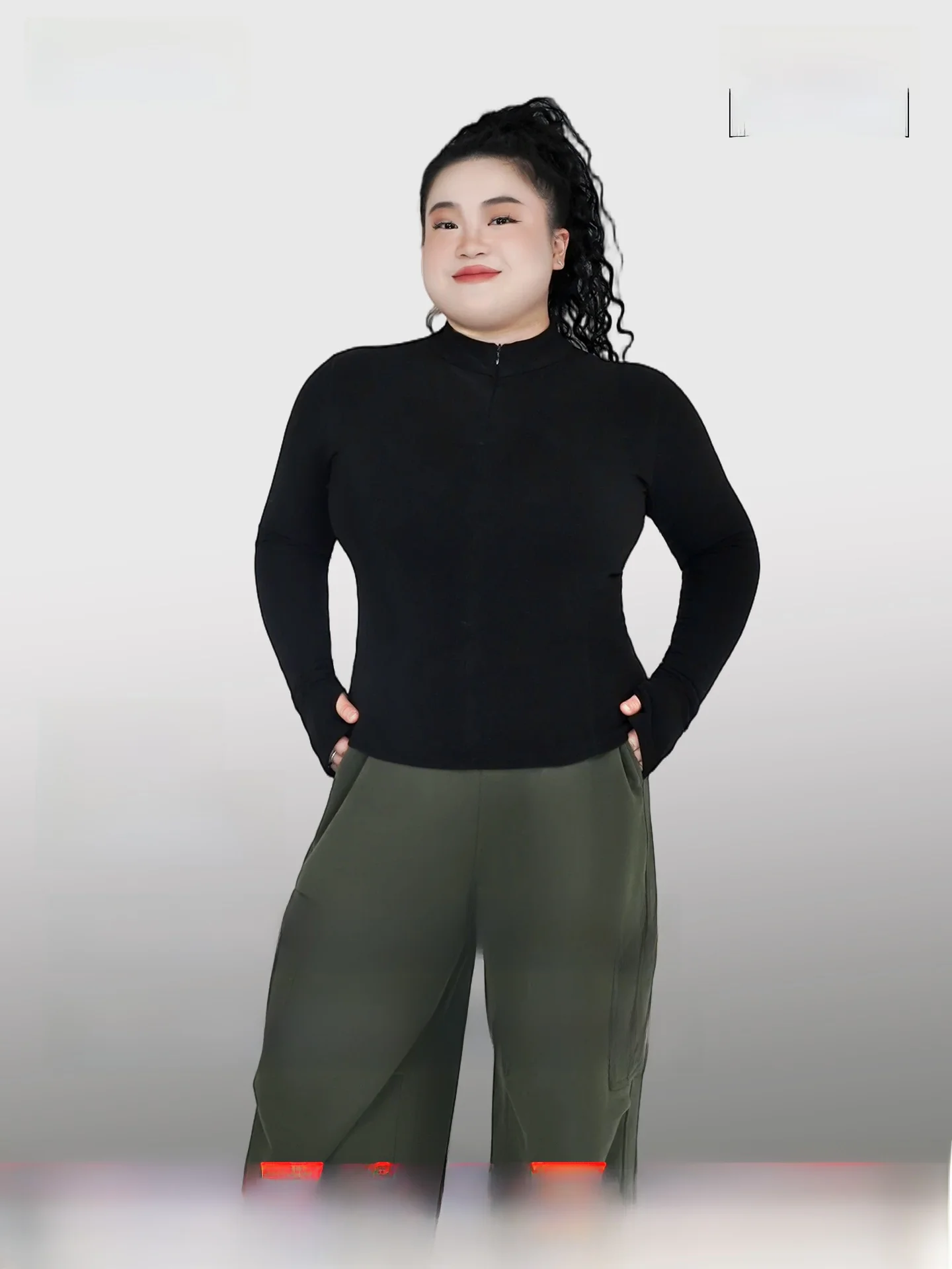 

Теплая эластичная облегающая термофутболка для женщин на осень-зиму, повседневный стиль, комфортный размер