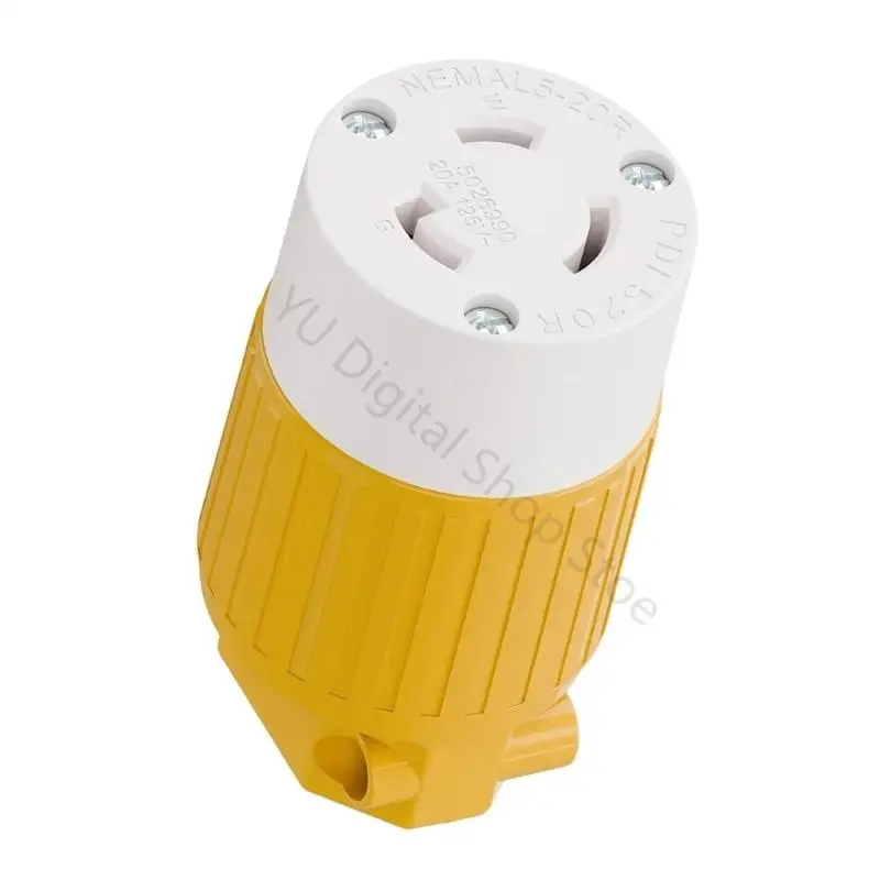 96BA L5-20R Verriegelungsstecker Industrielle Steckdose 20A 125 V Generator Twist Lock Stecker Adapter Für Heavy Duty Ausrüstung – Detail 4