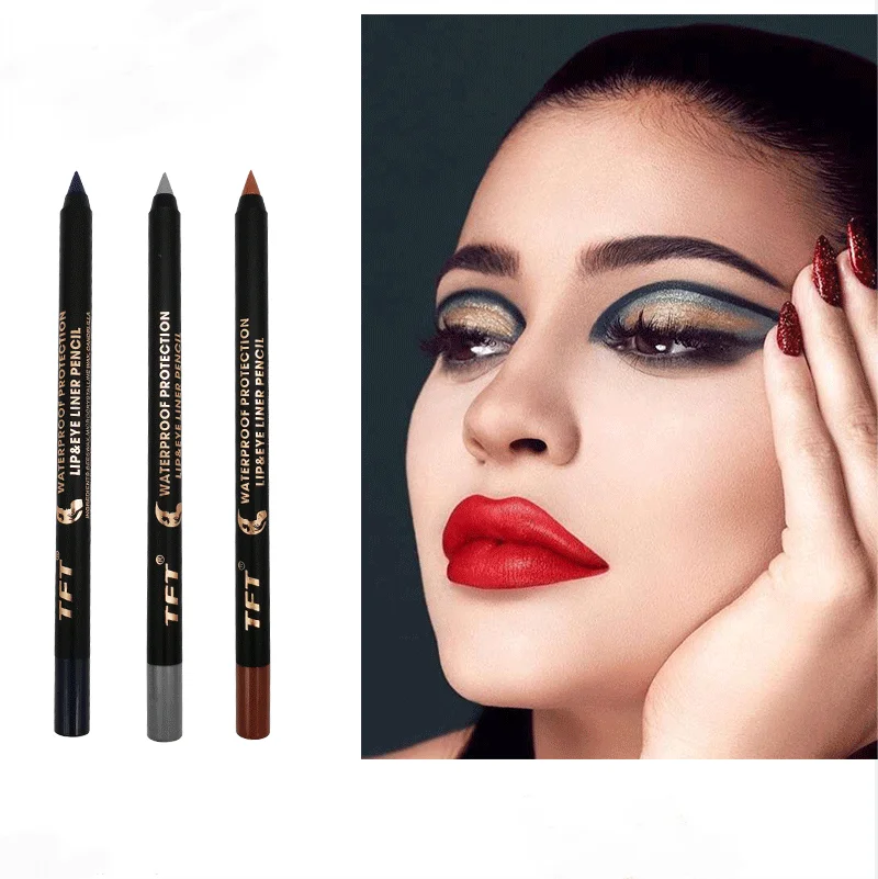 Long Lasting Eyeliner Pencil colorful Pigment Waterproof Blue White Color Gel Eye Liner Pen Makeup Eye Beauty Cosmetics