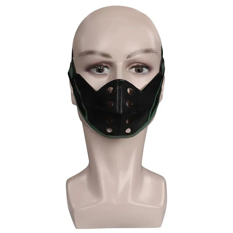 أنيمي بطلي تأثيري الأكاديمية Midoriya Izuku تأثيري قناع هوديي الرجال زي لعب الأدوار فانتازيا هالوين كرنفال القماش سترة