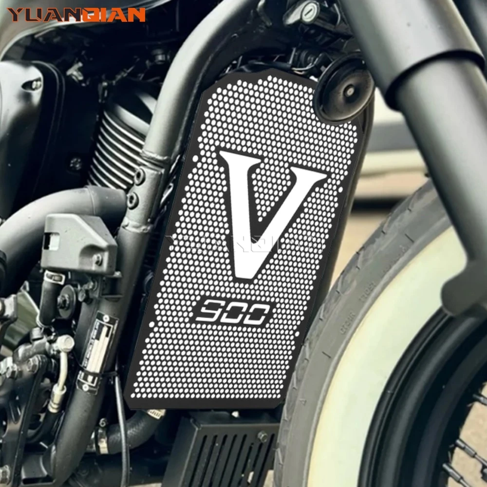 

For Kawasaki Vulcan 900 VN900 Classic LT Custom 2006-2025 New Motorcycle Accessories Radiator Cover Bezel Grille Guard Protector