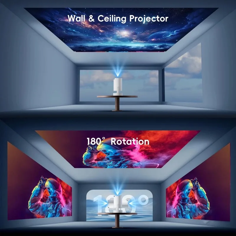 HY300ultra Projector HD 720P for Android Bluetooth Home Portable Mini Projector