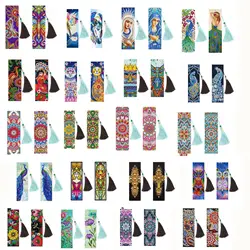 New 5D Diamond Painting Bookmark Art Diamonds Mosaic Icons Notebook Marks DIY Craft Cross Stitch Embroidery Kits Readers Gifts