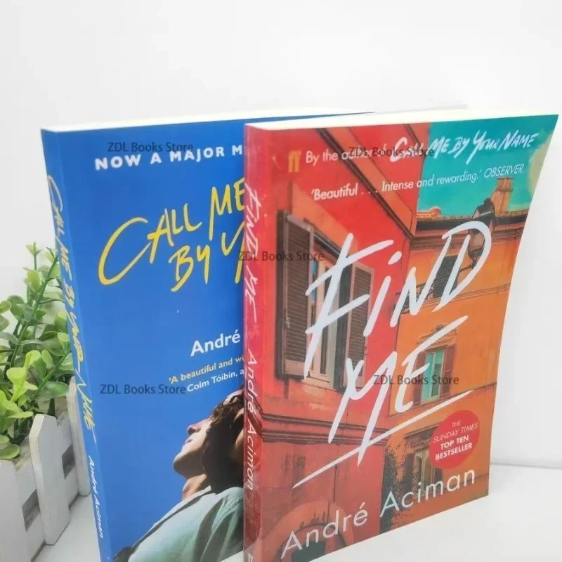 2 Books Call Me By Your Name,Find Me A Novel By Andre Aciman New York Times Bestseller Story Book