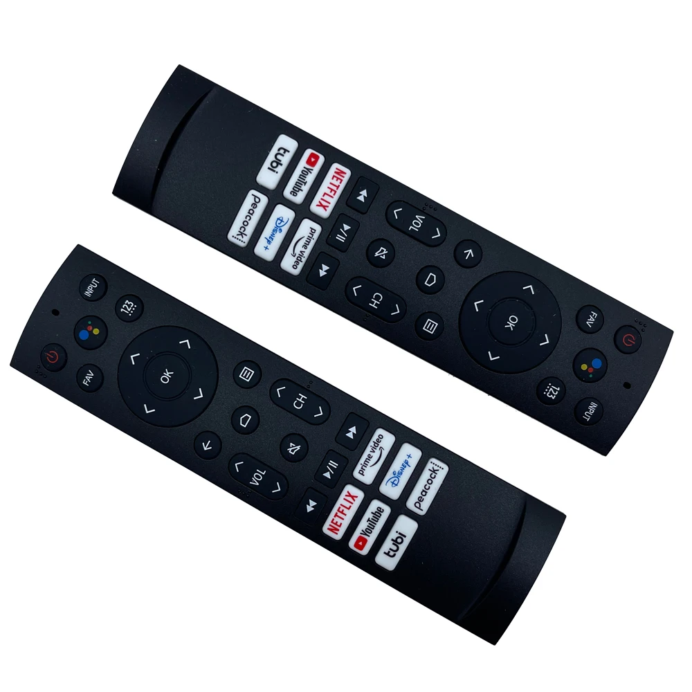 ERF3A90 Remote Control for Hisense U8G Smart TV Includes Netflix, Prime Video, YouTube, Disney+, Tubi and Peacock Shortcut