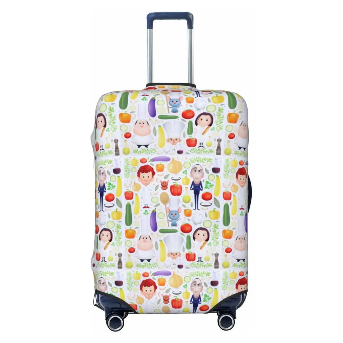 

Custom Ratatouille Wallpaper Travel Luggage Cover Dust Proof Suitcase Cover Protector Fit 18-32 Inch