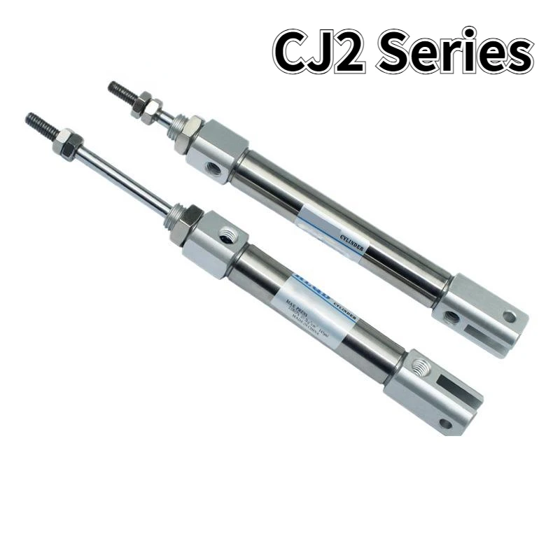 CJ2D CJ2D10 CJ2D16 Stroke 5~100mm Double clevis with pins Mini Pneumatic Cylinder Double Acting Single Rod Air Cylinder