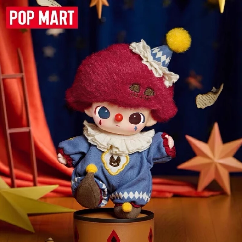 POPMART لماذا سلسلة جدية جدًا صندوق أعمى المعلقات عمل الشكل لطيف لهب مهرج الشكل هدايا الهالوين Dimmo Labubu صناديق أعمى