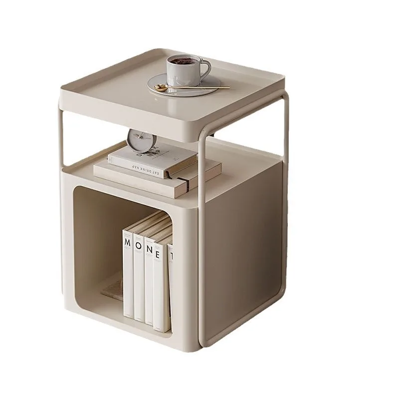 New home interior sofa side table, living room small coffee table, balcony bedroom movable creativity, balcony