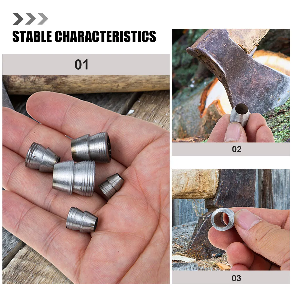 20pcs Axe Wedge 8mm Axe Handle Metal Wedge Hammer Reinforcing Wedge Hammer Metal Hammer Handle Splitting Installation supplies