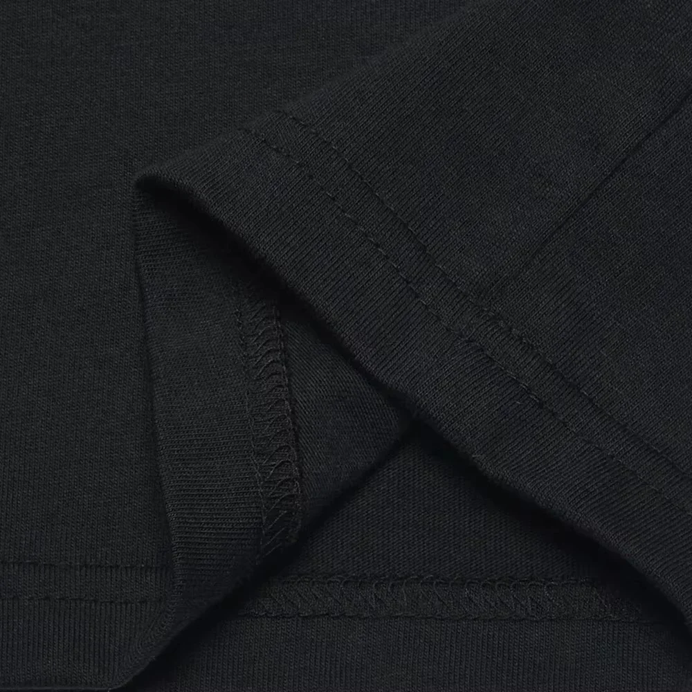 Kimetsu No Yaiba Shinobu 2026 New Hot Anime T - Shirt Summer Men's Black Cotton with Purple Butterfly and Text Print Casual