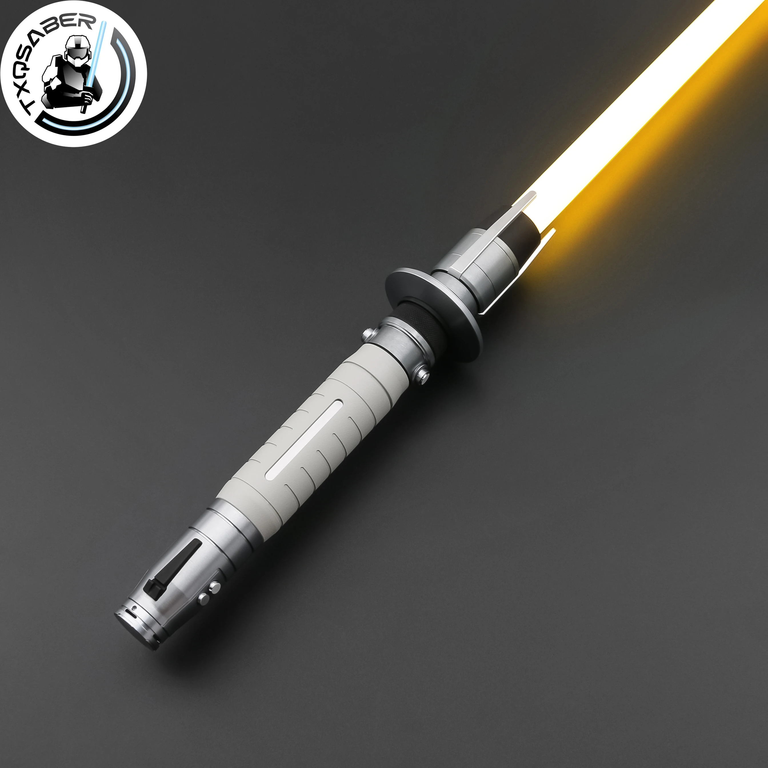 

TXQSABER Lightsaber Shin Hati Heavy Dueling Light Sword Smooth Swing Blaster FOC Metal Hilt Laser Sword for Adult Cosplay Toys