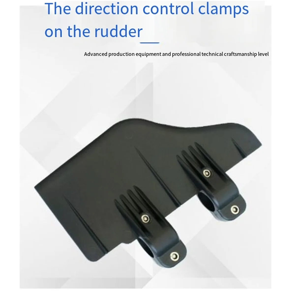 

ABNJ Rudder Clamps on the Rudder Kit Fits 24-55 Thrust Trolling, Kayak or Canoe Motor Accessories