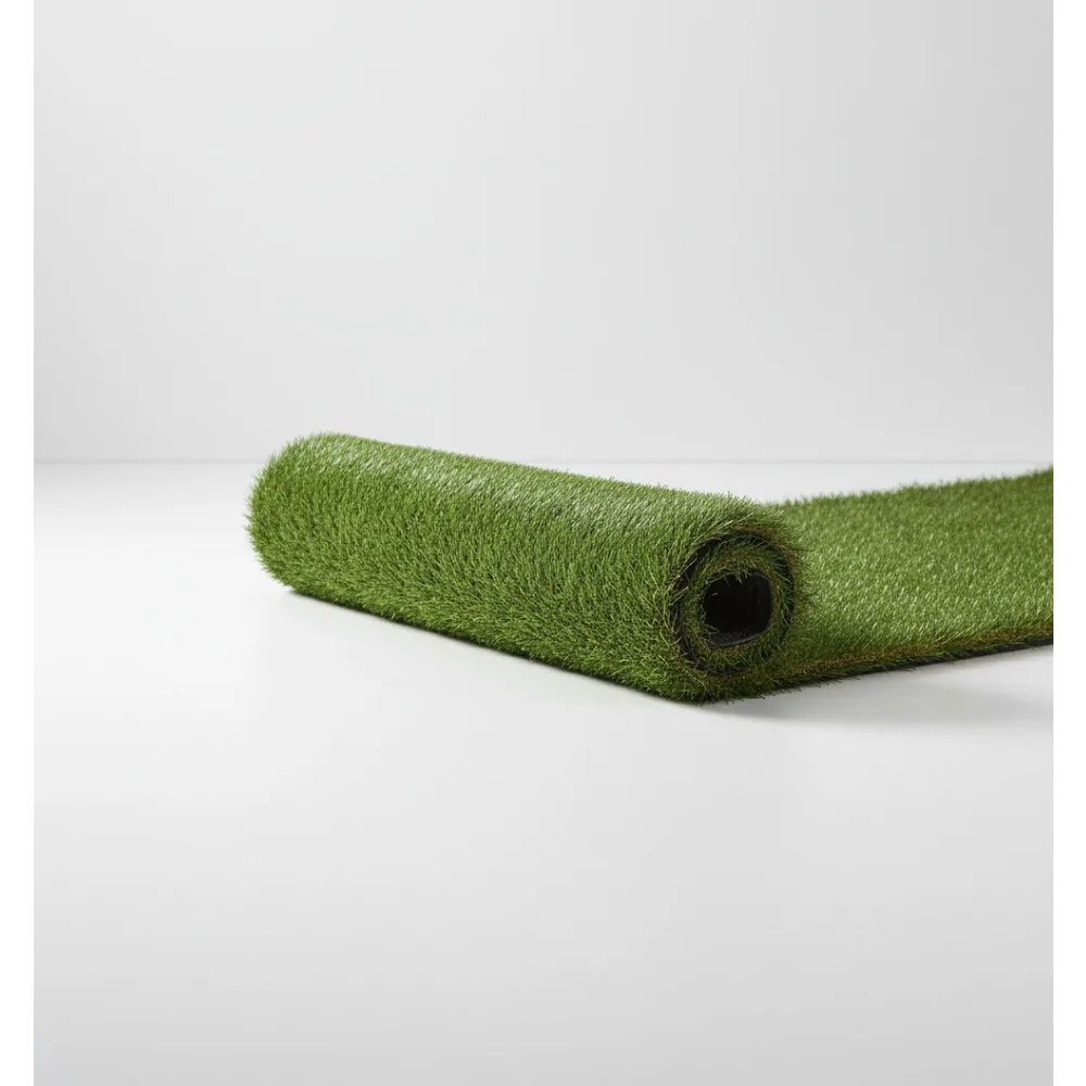 

4ft x 10ft Artificial Grass Turf with Drainage Holes, Pet-Friendly Fake Lawn for Dogs Indoor Outdoor Use