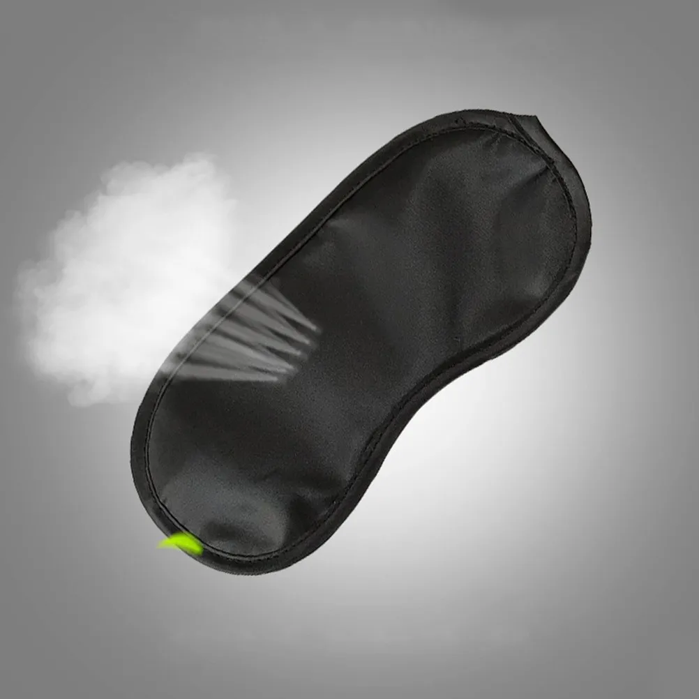 20Pcs Premium Black Sleep Eye Mask Washable Soft Lightweight Light Blocking Eye Patch for Travel Home Hotel Airplane Train