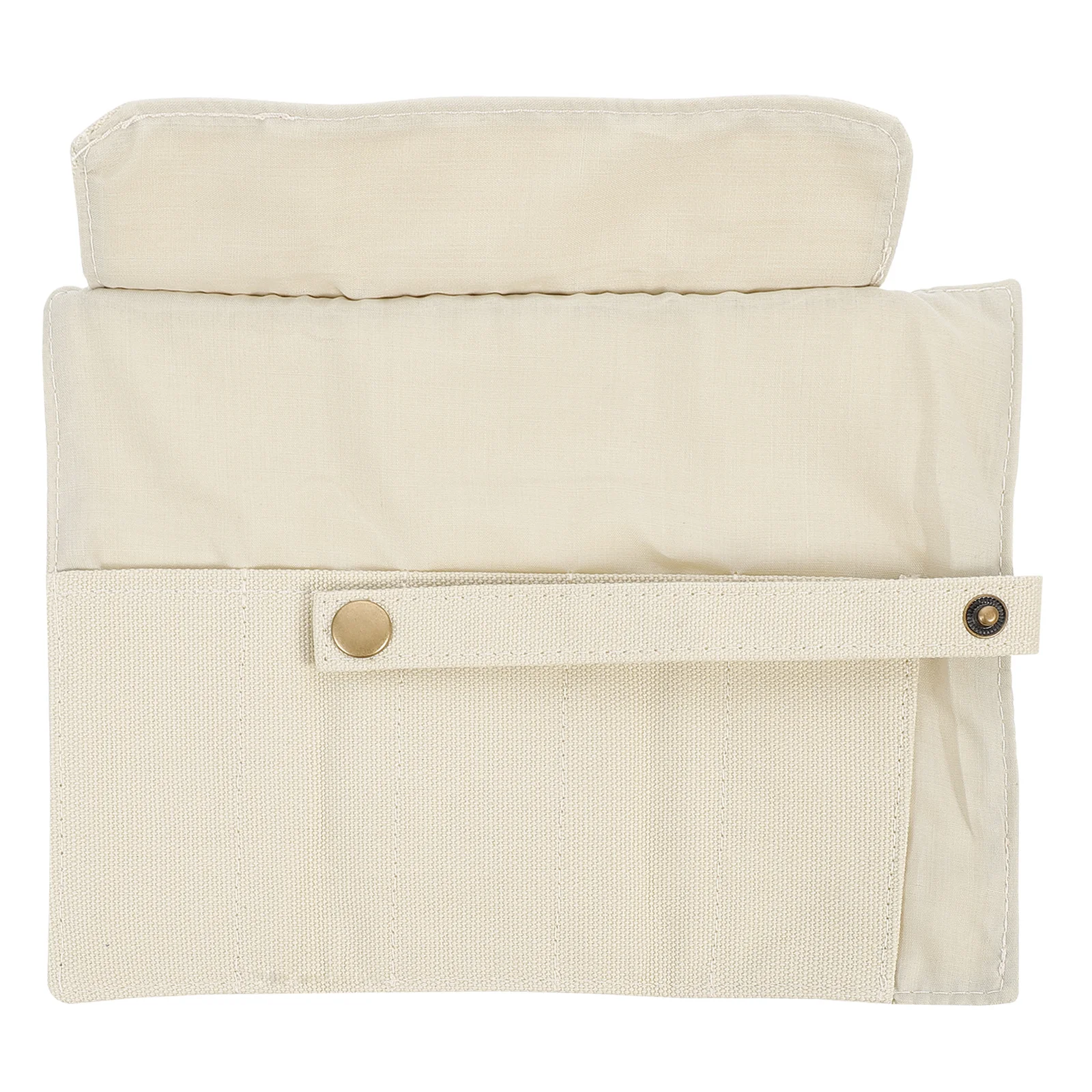 

Canvas Watch Roll Bag 5 Slot Storage Case Button Buckle Portable Travel Organizer Watch Travel Organizer Canvas Jewelry Roll