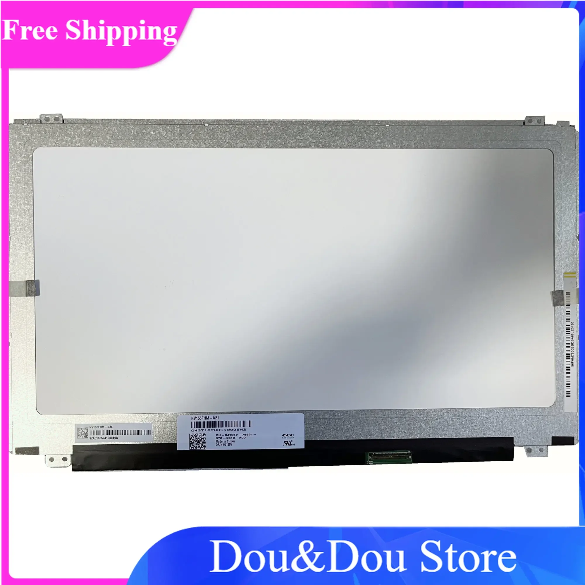 

NV156FHM-A21 NV156FHM-N34 DPN 0J125V 15,6 дюйма 40 контактов 1920 × 1080 ЖК-экран для ноутбука