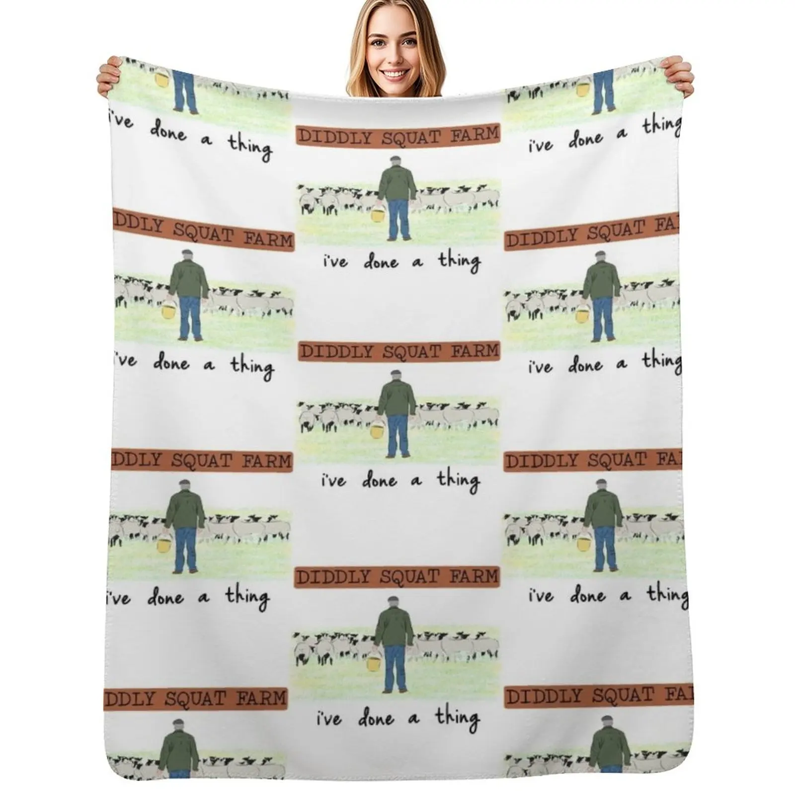 

Farmer Jeremy Throw Blanket Beach Thins Luxury Thicken Blanket
