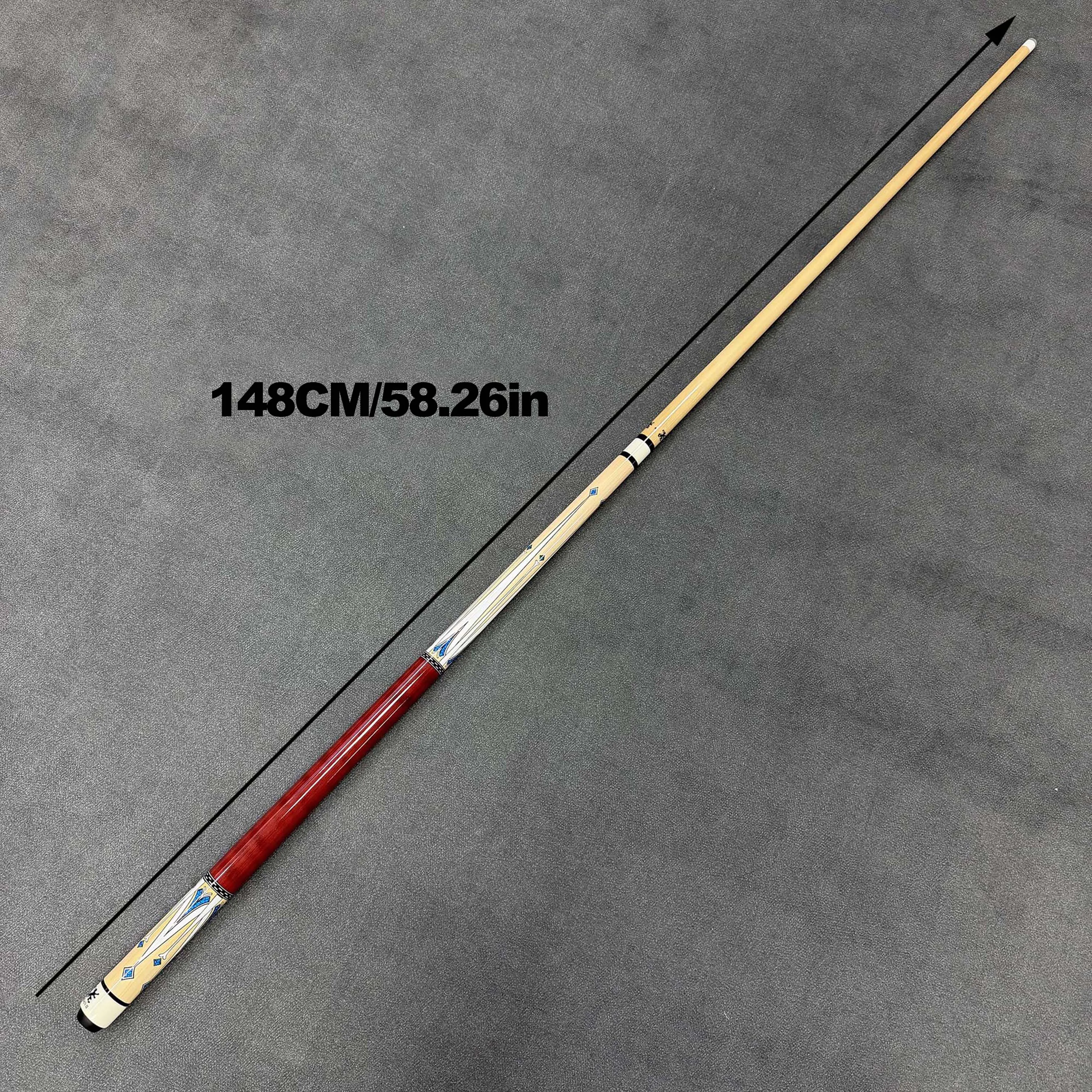 High-quality Imported Maple Billiard Stick, Head 13mm, Durable and Wear-resistant, Comfortable Grip, Feel Transparent