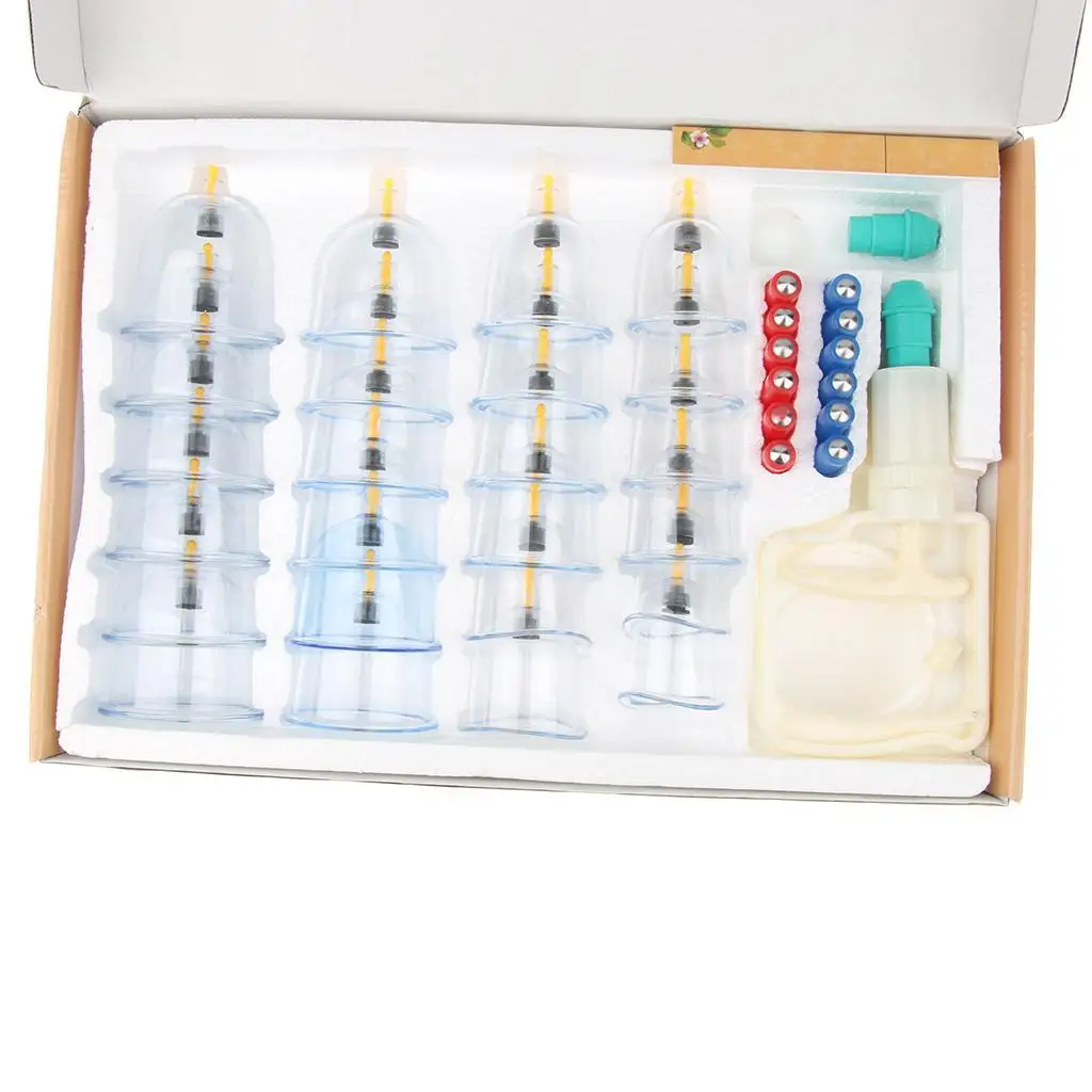 Vacuum Cupping Set Muscle Soreness Pain Relief Suction Kits Anti Cellulite