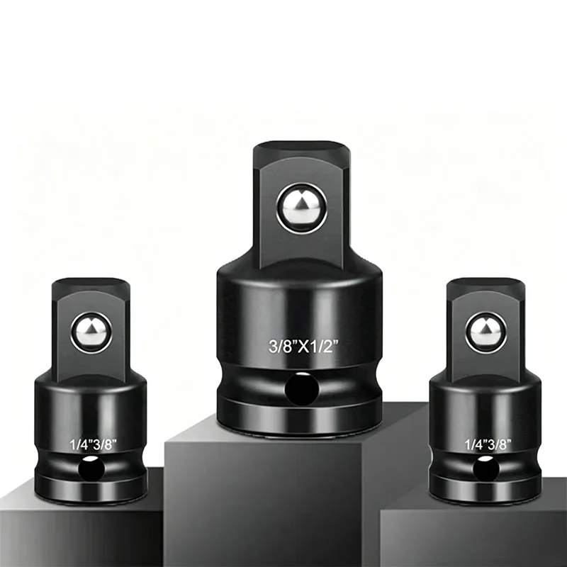1PCS 1/2 to 3/8 1/2 to 3/4 1/4 to 3/8 3/4 to 1/2 3/8 to 1/4 3/8 to 1/2 CNC electric and pneumatic wrench socket adapter