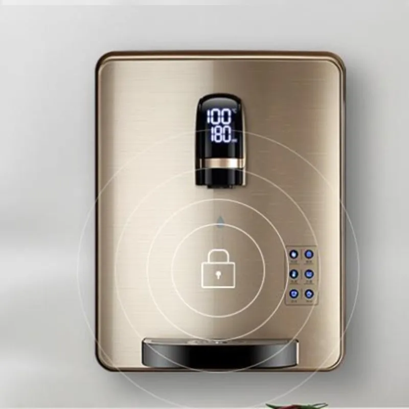 Wall-montado Household Pipeline Machine, água fria e quente, No Gall, Quick Heat, Instant Hot Straight Drink Machine