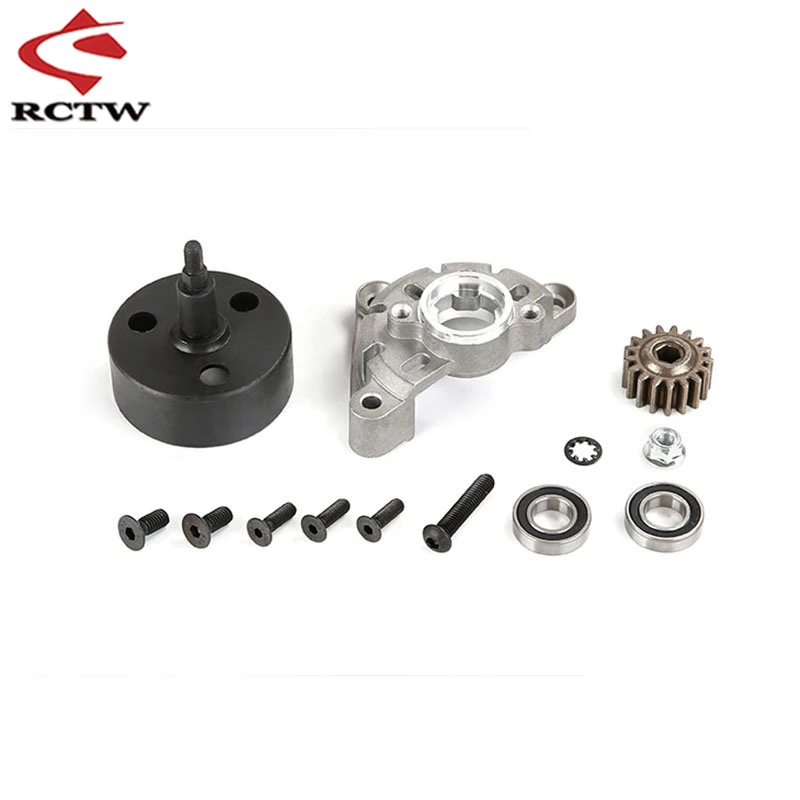 Metal Clutch Cup+clutch Frame+17T Gear for 1/5 ROVAN Kingmotor Hpi Hsp Baja 5B 5T 5SC KM ROFUN Engines Parts