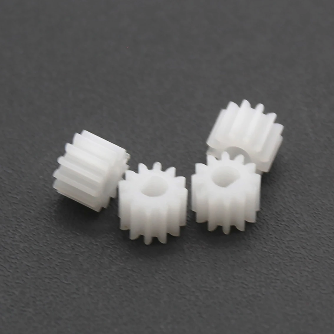 Thickness 5mm Modulus 0.5 1012DF Gear D Shape Hole 3mm 12 Teeth 0.5M Plastic Gear DIY Model Part Accessories