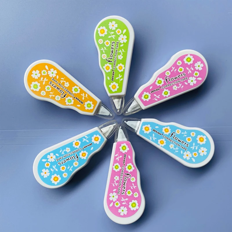 2pc Set Correction Tape Kawaii Mechanical Cute Design Correction Tape - Perfect for Decorating Diaries and School Supplies
